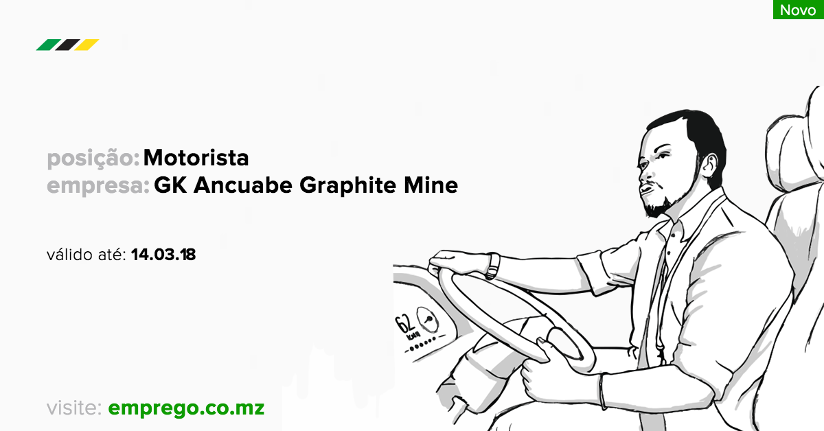 GK Ancuabe Graphite Mine: Motorista, Ancuabe - emprego.co.mz